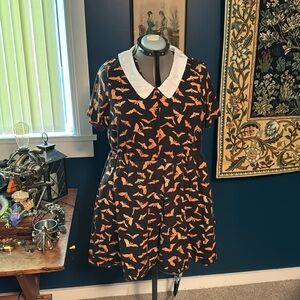 Gently Used ModCloth Batty Dress WITH pockets In 2X.